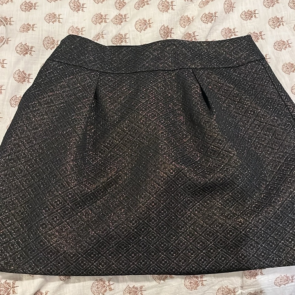 Pleated mini skirt